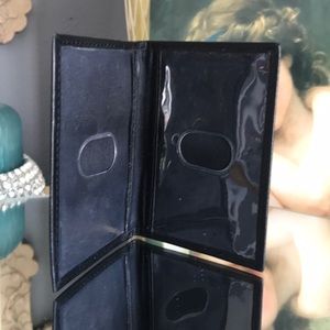 Unisex genuine leather ID holder super slim